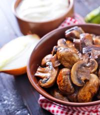 How to cook champignons How long should you fry champignons with onions